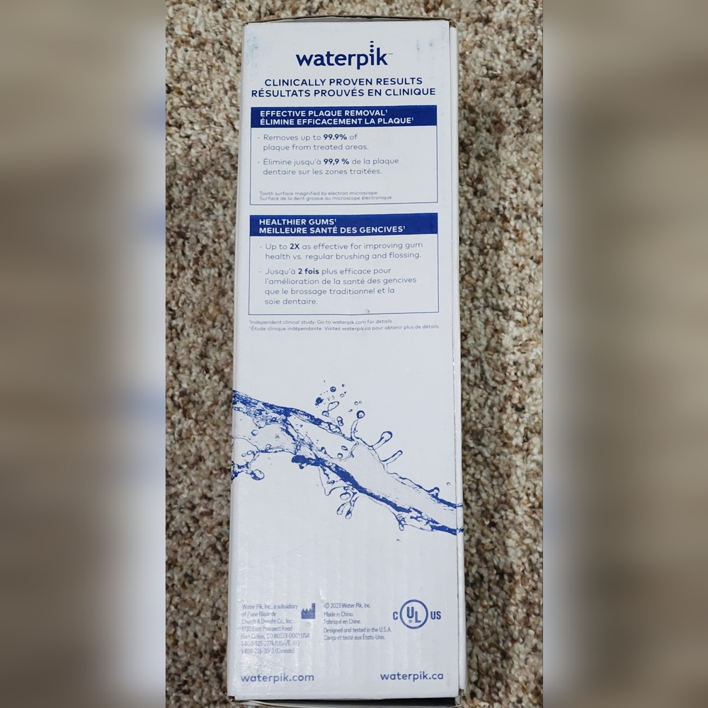 Waterpik Cordless Pulse Water Flosser Navy Blue New - Picture 5 of 11